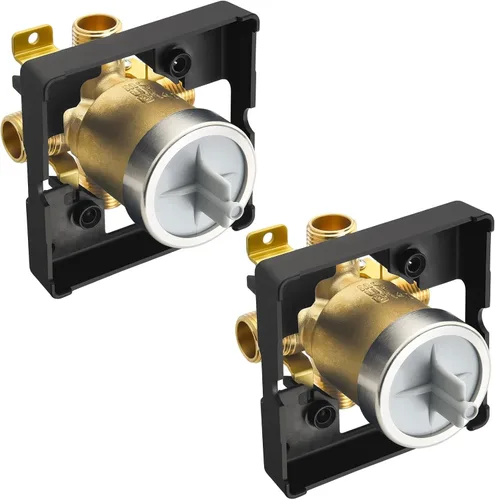 Miniatura 6 de RJDIBAN Válvula de ducha para Delta R10000-UNBX, conexión de 4 puertos de 1/2 pulgada, 1 paquete, kit de válvula R10000 compatible con Delta