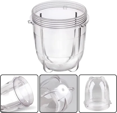 Miniatura 4 de Piezas de repuesto Accesorios de vasos compatible con la licuadora Magic Bullet original MB1001 de 250 W (2 tazas de 12 onzas)