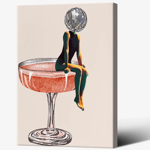 Miniatura 29 de Divertido lienzo de esqueleto negro para pared, decoración espeluznante, póster de Halloween, impresión de señal de paz con la mano alta, huesos