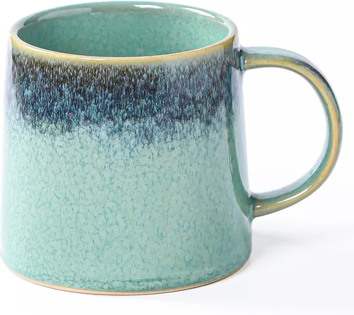 Miniatura 14 de Tazas grandes de cerámica para café, 20 onzas, vasijas de cerámica hechas a mano con asa para oficina y hogar, aptas para lavavajillas y microondas