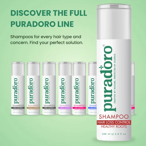 Miniatura 8 de Champú para control de pérdida de cabello y raíces saludables, fórmula natural con romero, biotina, cafeína, zinc, regeneración, terapia