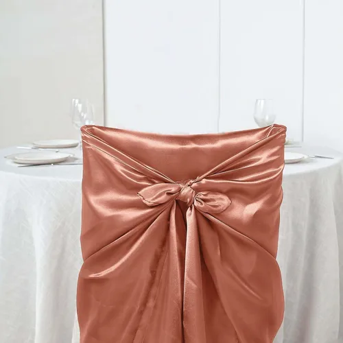 Miniatura 7 de Efavormart - Fundas para sillas de boda, plegables, de satén, universales, para fiestas, 5 unidades, se adaptan a la mayoría de las sillas, fáciles