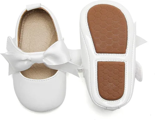 Miniatura 20 de Felix & Flora Zapatos de bebé de suela suave - Zapatos de bebé para caminar, mocasines, suela de goma, zapatos de cuna