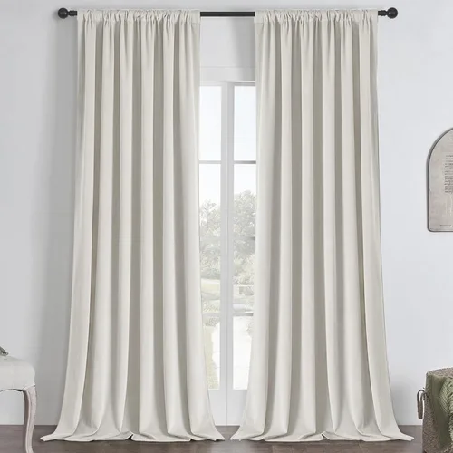 Miniatura 15 de Joydeco - Cortinas opacas 100% azul rey, 84 pulgadas, 2 paneles, cortinas de terciopelo azul rey de lujo para dormitorio y sala de estar, cortinas