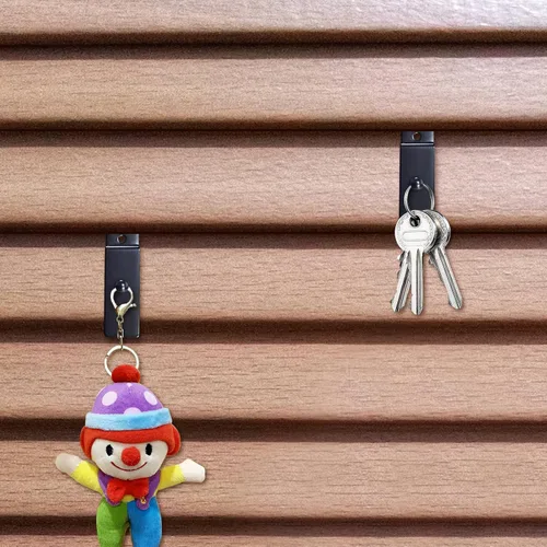 Miniatura 6 de Ganchos de metal Slatwall, 10 piezas de gancho de fotos comercial Slatwall ganchos de muesca para exhibición de imágenes, gancho de pintura