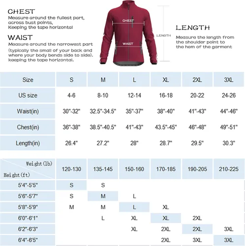 Miniatura 7 de Wulibike Cycling Jackets for Men, Reflective Running Jacket Men Winter Cycling Clothing Full Zip with Pocket