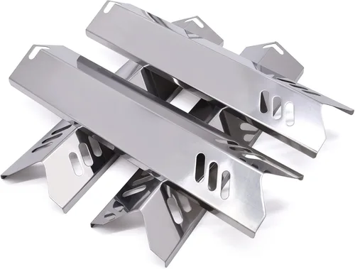 Protectores térmicos de repuesto para parrilla de 15 pulgadas Dyna-Glo DGF493BNP, DGF510SBP, juego de 4 placas térmicas para parrilla de patio 4pcs