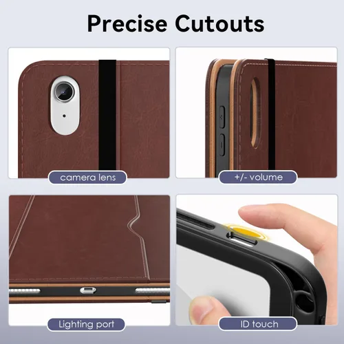 Miniatura 4 de OKP Funda para iPad de 11 pulgadas (A16) 2025 / 10ª Generación 2022, para iPad de 11ª / 10ª generación de 10.9 pulgadas con soporte para lápices