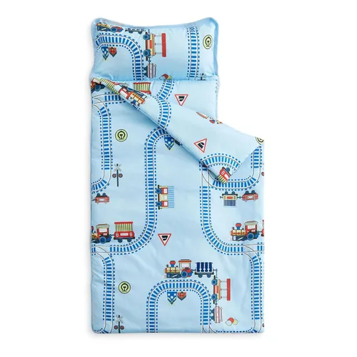 Wake In Cloud - Tapete para siesta para niños pequeños con almohada y manta, para niños en jardín de infantes, guardería, preescolar y preescolar,