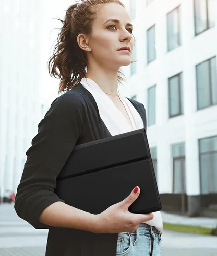 Miniatura 8 de Hamile Funda para iPad de 11ª y 10ª Generación con Teclado - Funda de Teclado Folio Inalámbrico Desmontable con Retroiluminación de 7