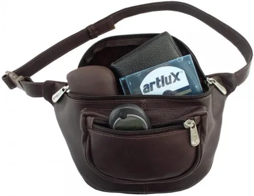Miniatura 5 de Piel Leather Riñonera Travelers, Saddle, Riñonera Travelers