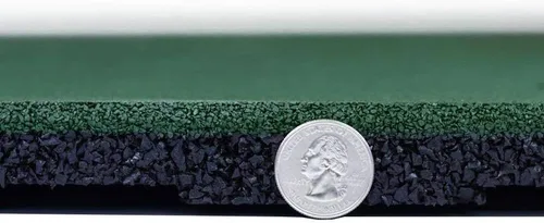 Miniatura 3 de RevTime Azulejos de goma entrelazados fáciles de hacer tú mismo para exteriores, 20 x 20 x 1 pulgada de grosor para uso en el patio de juegos, suelo