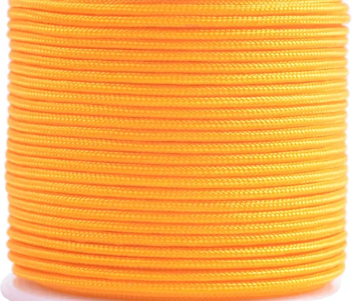 Miniatura 146 de KONMAY 1 rollo de cuerda de nailon para hacer pulseras de 150 yardas, trenzado de nailon Shamballa Macramé/cordón de cuentas de 0.4mm, cordón