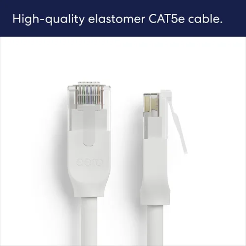 Miniatura 5 de Cable Ethernet Amazon eero CAT6a: Admite velocidades de más de 10 gigabits, 1 pie, paquete de 1, negro titanio Titanium Black