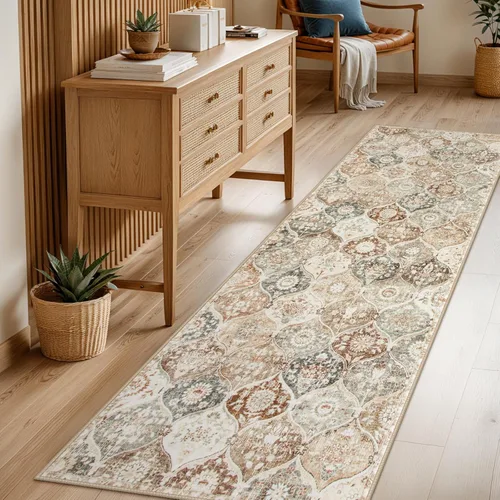 Miniatura 29 de Lahome - Alfombra de marroquí tejida, alfombra para cocina, pasillo, antideslizante, pasillo para entrada, pasillo de lavadero, dormitorio, 274 x