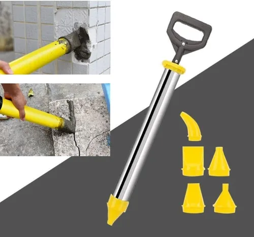 Miniatura 3 de Pistola de lechada de mortero aplicador de pulverizador de mortero Pistola de calafateo de cemento de acero inoxidable Bomba de calafateo de cemento