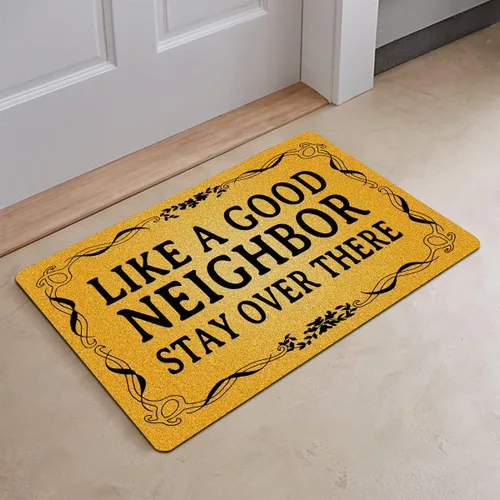 Miniatura 4 de FunXiLin Divertido tapete de bienvenida (23.6 x 15.7 pulgadas) tapete antideslizante para decoración del hogar para puerta, cocina, entrada