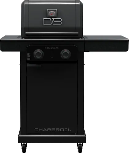 Charbroil Serie Pro con Tecnología Infrarroja Amplifire: Asador a Gas Propano de 2 Quemadores con Gabinete y Plancha, Negro - 463676724