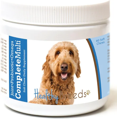 Miniatura 75 de Healthy Breeds Pug todo en uno multivitamínico suave masticable 60
