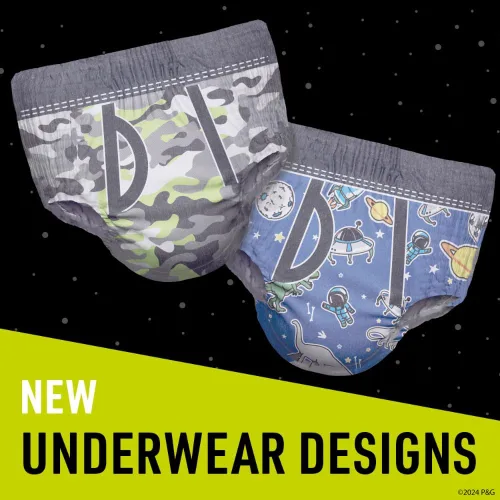 Miniatura 3 de Pampers Ninjamas + Oral-B Cepillo de dientes, pantalones de entrenamiento nocturno para niños, 68 unidades, talla L y Oral-B Kids Power Cepillo