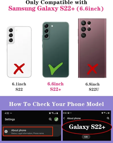Miniatura 2 de Funda para Samsung Galaxy S22 Plus con diseño de flamencos para mujer, funda de teléfono linda y femenina, diseño bonito de animales, estético