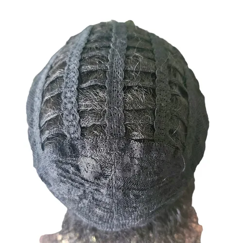 Miniatura 5 de Peluca afro Kinky Peluca afro rizada Pelucas de cabello realista 4c 4b soplado para mujeres negras (1 B)