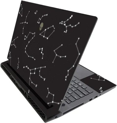 Miniatura 599 de MightySkins - Skin brillante con purpurina para Alienware M17 R3 (2020) y M17 R4 (2021) - Diversión de los años 90 Acabado duradero con purpurina