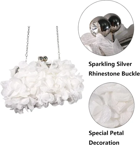 Miniatura 5 de Boda y fiesta para mujer, bolsos de noche para salidas nocturnas, bolsos de mano y bolsos cruzados para ocasiones formales o casuales