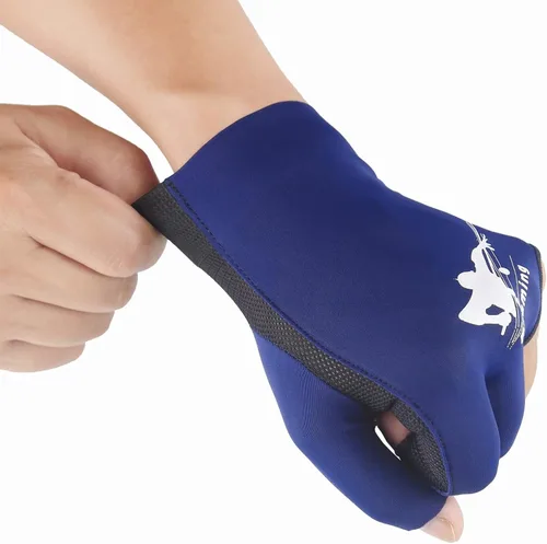 Miniatura 11 de Guantes de billar para hombres y mujeres, guantes de billar para mano izquierda/derecha, guantes de secado rápido de 3 dedos, ideales para tiradores