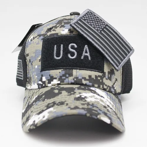 Miniatura 2 de Pit Bull US Patch ajustable Plain Trucker gorra de béisbol sombreros (multicolores)
