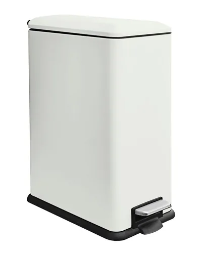Miniatura 39 de Cubo de basura pequeño para baño con tapa, cubo de basura de 1.3 galones con cubo interior extraíble, cubo de basura delgado con tapa de cierre