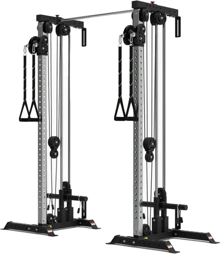 Miniatura 6 de Bells of Steel Torre de Máquina de Cable - Equipo de Gimnasio Comercial y Doméstico - Poleas de Aluminio con Pilas de Peso o para Discos