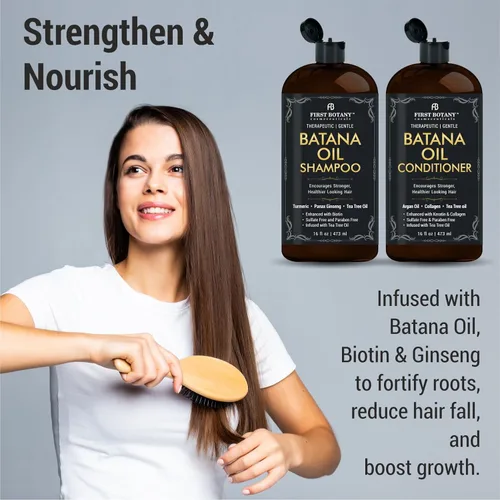 Miniatura 2 de Champú y acondicionador Batana Oil - Combate la pérdida de cabello, promueve el crecimiento del cabello, combate la caspa, los piojos y la picazón
