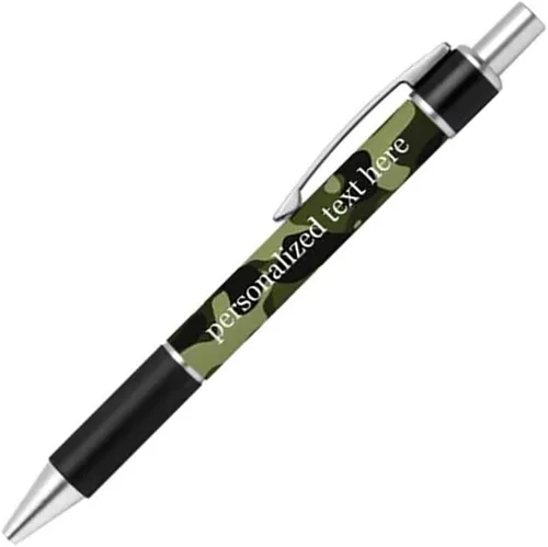 Miniatura 32 de Bolígrafo personalizado – Nombre o mensaje personalizado – Colores o impresiones – Regalo de papelería, suministros para la escuela de negocios