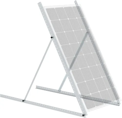 Miniatura 11 de BougeRV Soportes de montaje para panel solar ajustables de 28 pulgadas con patas inclinables plegables, soporte de montaje para paneles solares