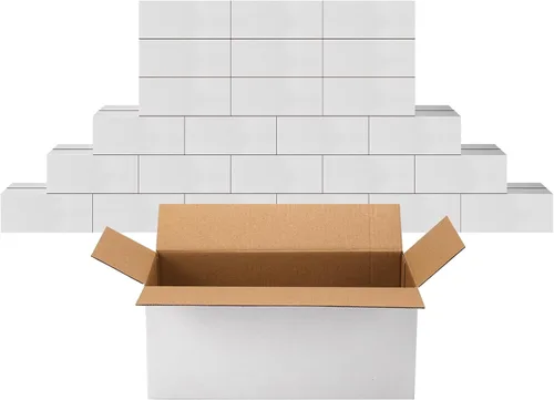 Miniatura 7 de Cajas de cartón corrugado para envío, caja de envío, paquete de 25