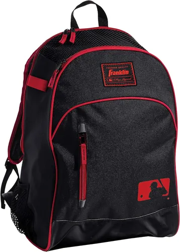 Miniatura 9 de Franklin Sports Bolsa Batpack de Béisbol MLB para Niños - Mochila de Béisbol Juvenil, Softbol + Teeball - Bolsa de Equipo Deportivo para Niños +