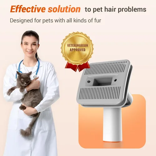 Miniatura 4 de Afloia Accesorio de Aspiradora con Cepillo para Perros - Herramienta de Aseo para Mascotas para Perros y Gatos (Aspiradora No Incluida), Compatible
