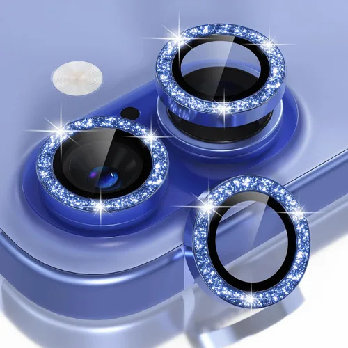 Miniatura 18 de Choiche Compatible para iPhone 15/iPhone 15 Plus Protector de Lente de Cámara Brillante, Vidrio Templado 9H Cubierta de Cámara Protector de Pantalla