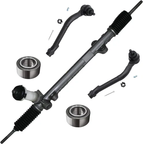 Miniatura 52 de Detroit Axle - Kit de nudillos de dirección delantera izquierda para Ford Edge Lincoln MKX 07-10, cojinete de rueda del lado del conductor, nudillo