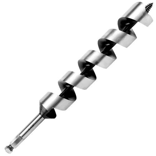 Miniatura 16 de Broca de taladro de 1-1/2 pulgadas x 9 pulgadas para madera, vástago hexagonal de 1-1/2 pulgadas, broca larga para madera suave y dura, plástico