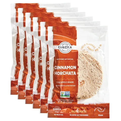 Miniatura 21 de Eureka Tortilla Organic Everything & More Tortillas de harina Tortillas artesanales orgánicas Mini granos enteros de 6 pulgadas Veganas, sin