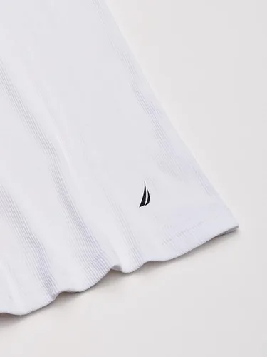 Miniatura 3 de Nautica Paquete de 4 camisetas de algodón acanaladas para hombre
