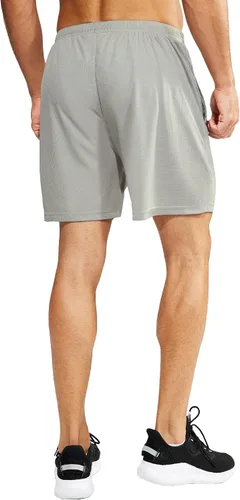 Miniatura 5 de MIER Men's 3''5'' Athletic Running Shorts with Liner Quick Dry Active Lightweight Gym Sports Workout Shorts for Men