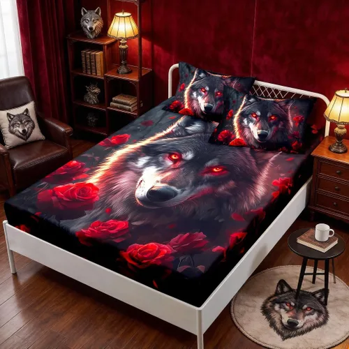 Miniatura 9 de HOSIMA Juego de ropa de cama, sábanas de microfibra de bolsillo profundo tamaño Queen de 61"×81" con 2 fundas de almohada, ropa de cama