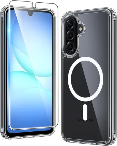 Miniatura 1456 de FNTCASE Funda para iPhone 13 Pro-Max: Fundas magnéticas transparentes compatibles con Magsafe Slim anti amarillamiento protección contra caídas