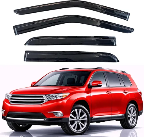 Miniatura 63 de KPY Moldura deflectora de viento para ventana con protección para lluvia, Chevy Tahoe/GMC Yukon 1995-2000, Suburban C/K1500/2500/3500 1992-2000