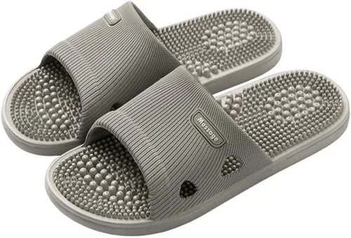Miniatura 7 de Pantuflas de masaje para mujeres y hombres, acupresión para pies, fascitis plantar, deslizadores, sandalias de reflexología, zapatos de ducha