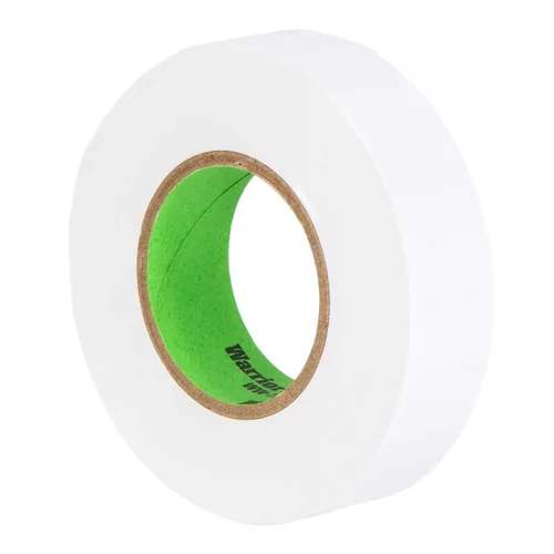 Miniatura 10 de NSI WW-716-WT WarriorWrap General Cinta eléctrica de vinilo de 7 mil, 3/4" de ancho, 60' de largo, blanco
