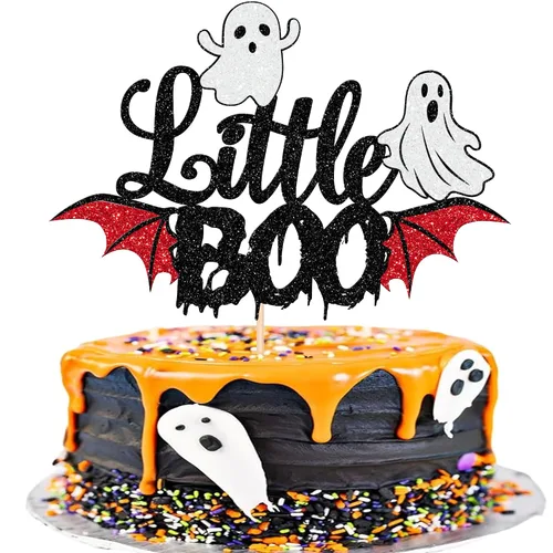 Miniatura 39 de 30 piezas de adornos para cupcakes con purpurina – Púas de cupcakes de Halloween para niños, cumpleaños, festival, fiesta, decoración de pasteles